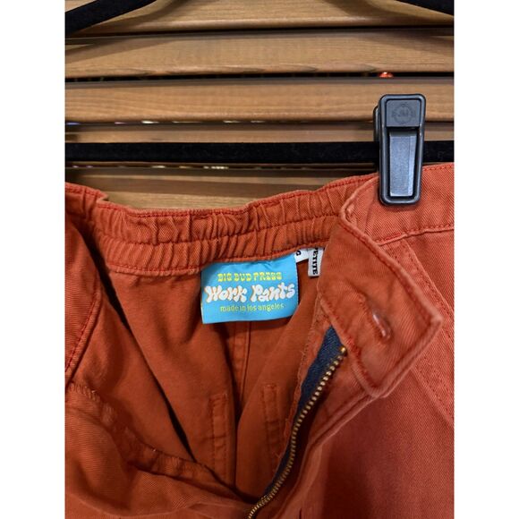 Big Bud Press Work Pants in Burnt Terracotta Size Petite Small - Picture 5 of 7